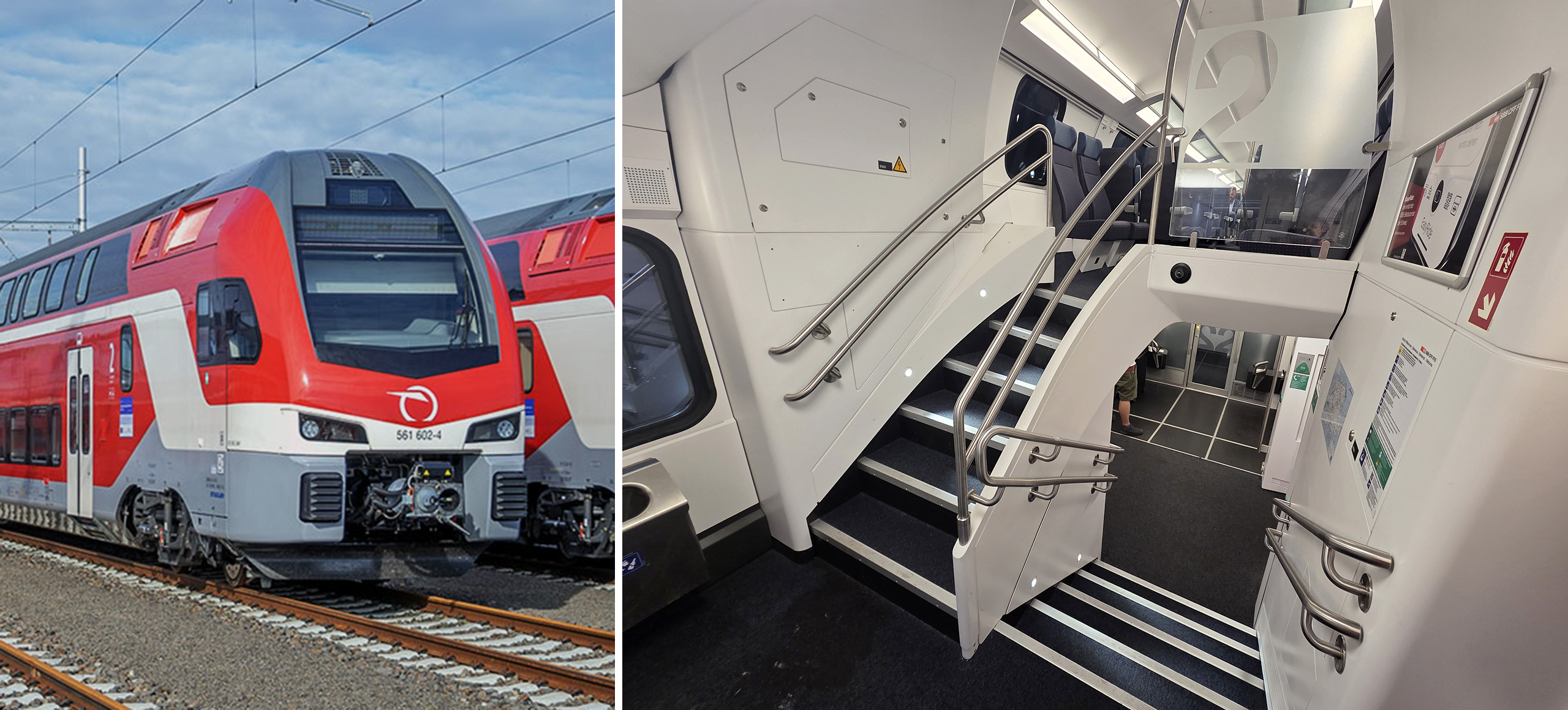 Dosto Kiss SBB und ZSSK Treppenverkleidungen